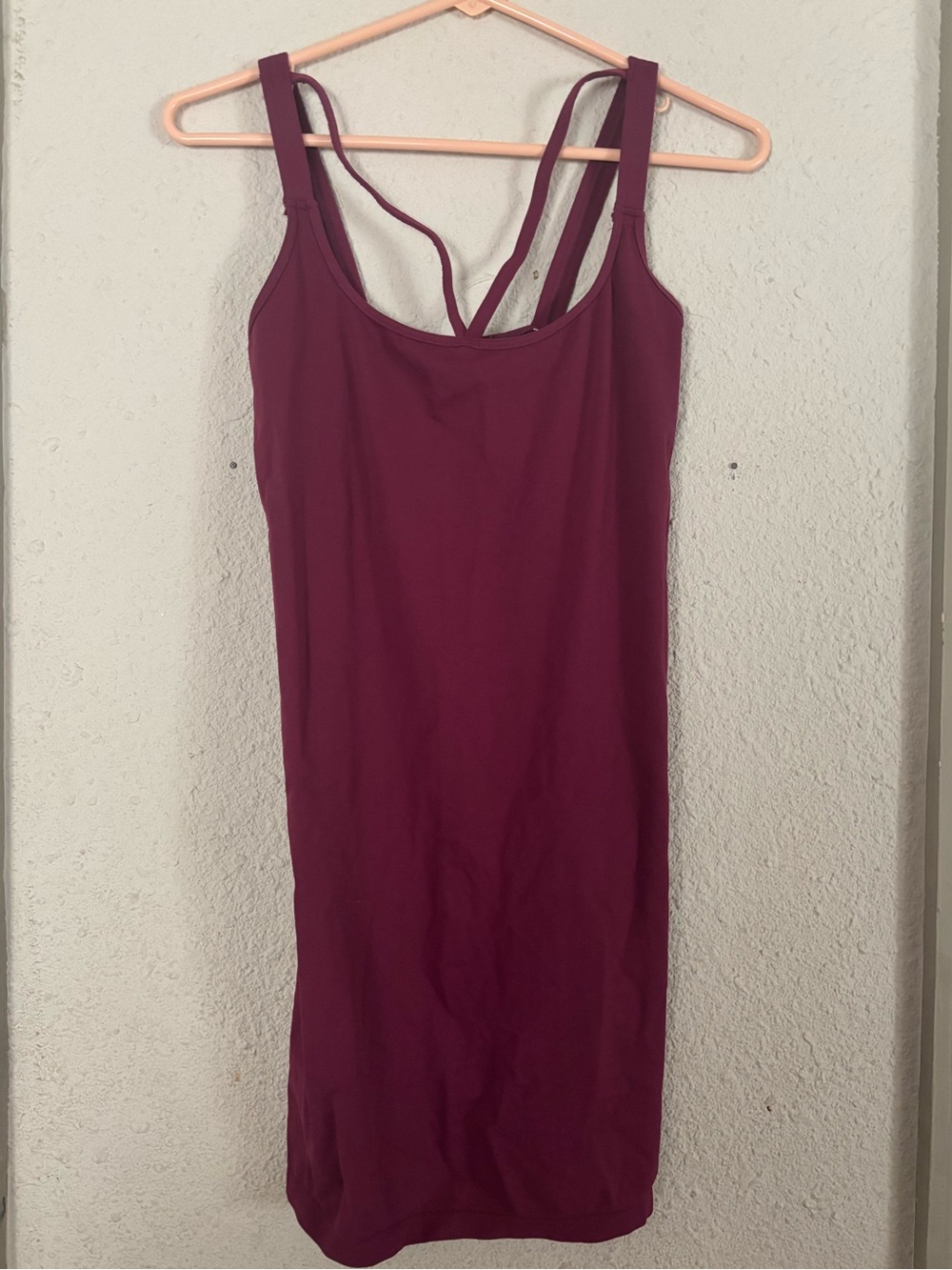 Intimately by Free People Mini Bodycon Tank Dress in Deep Berry